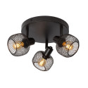 MAREN Ceiling spotlight 3x E14 Black