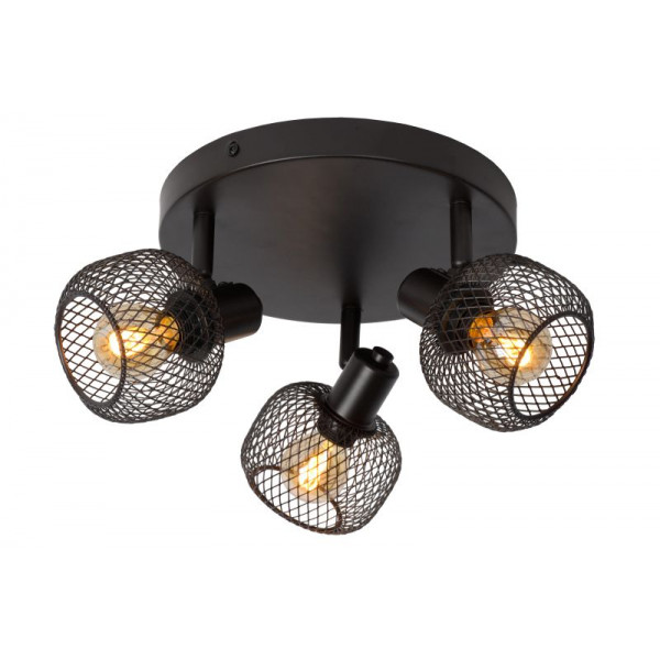 MAREN Ceiling spotlight 3x E14 Black