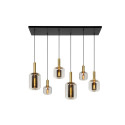 JOANET  Pendant 6xE27 Smoke glass