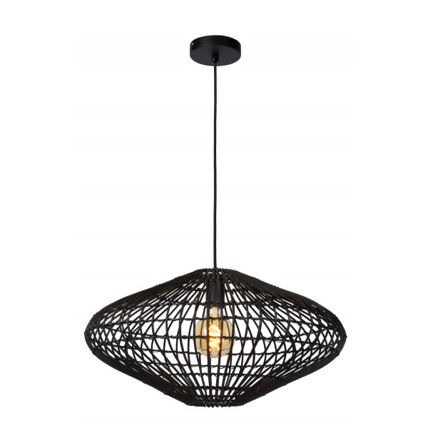 MAGALI Pendant E27/40W Black Rotan