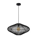 MAGALI Pendant E27/40W Black Rotan