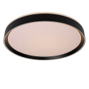 NURIA - Flush ceiling light - Ø 50 cm - LED Dim. - 1x36W 2700K - 3 StepDim - Black