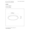 NURIA - Flush ceiling light - Ø 40 cm - LED Dim. - 1x24W 2700K - 3 StepDim - White