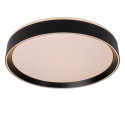 NURIA - Flush ceiling light - Ø 40 cm - LED Dim. - 1x24W 2700K - 3 StepDim - Black