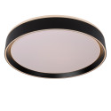 NURIA - Flush ceiling light - Ø 40 cm - LED Dim. - 1x24W 2700K - 3 StepDim - Black
