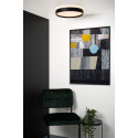 NURIA - Flush ceiling light - Ø 40 cm - LED Dim. - 1x24W 2700K - 3 StepDim - Black