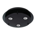 OKNO Ceiling Light Round Black