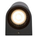 ZARO Wall spotlight Bathroom Round 2xGU10 Black