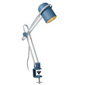 BASTIN - Detská štipcová lampa - 1xE14 - Blue