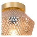 ROSALIND - Flush ceiling light - Ø 21 cm - 1xE27 - Amber