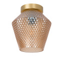 ROSALIND - Flush ceiling light - Ø 21 cm - 1xE27 - Amber