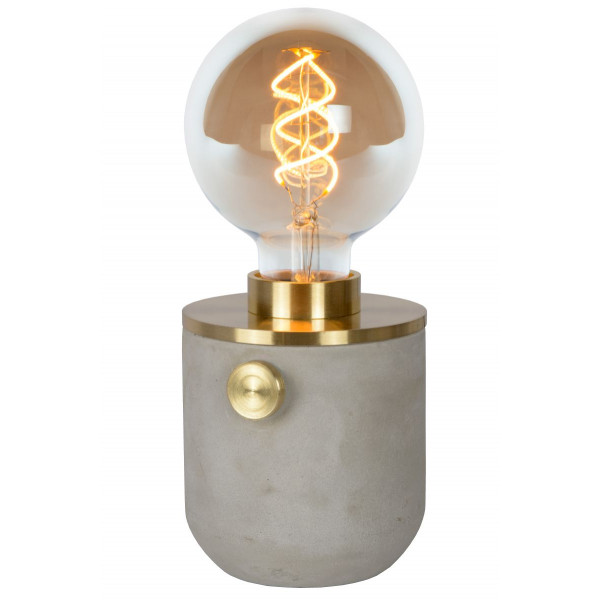 TANNER Table lamp 1x E27 60W H12.5cm Concrete/Matt