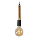 TANNER Pendant 1x E27 60W   Black/Hout