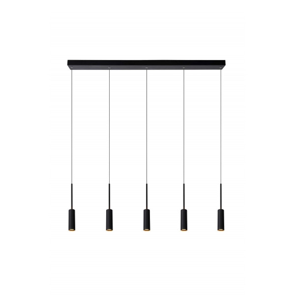 TUBULE  Pendant Led 5x7W 2700K Black
