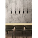 TUBULE  Pendant Led 5x7W 2700K Black