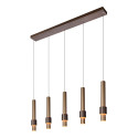 MARGARY Pendant Led 5x5W 2700K Coffee