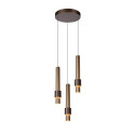 MARGARY Pendant Led 3x5W 2700K Coffee