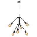 LESTER Pendant 6x E27/40W Black
