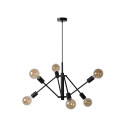 LESTER Pendant 6x E27/40W Black