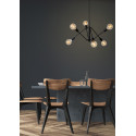 LESTER Pendant 6x E27/40W Black