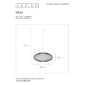 MESH Pendant E27/40W Black
