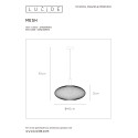 MESH Pendant E27/40W Gold