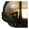 DUDLEY Outside Wall Light Oval IP65 E27/60W Black
