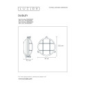 DUDLEY Outside Wall Light Round IP 65 E27/60W Blac