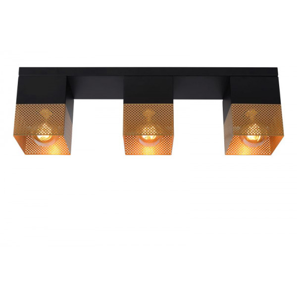 RENATE Ceiling Light  3x E27/40W Black/Gold