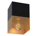 RENATE Ceiling Light  1x E27/40W Black/Gold