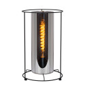 DOUNIA Table lamp  E27/40W H 41cm Matt Black/Smok