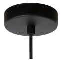 DOUNIA Pendant E27/40W Matt Black/Smoke glass