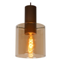 TOLEDO Pendant E27/60W Copper/Glass Amber