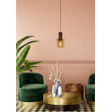 TOLEDO Pendant E27/60W Copper/Glass Amber
