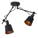 QUINNY Ceiling spot Light 2x E27/40W H 33.5cm Blac
