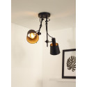 QUINNY Ceiling spot Light 2x E27/40W H 33.5cm Blac