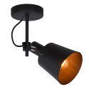 QUINNY Ceiling spot Light E27/40W H17.5cm Black