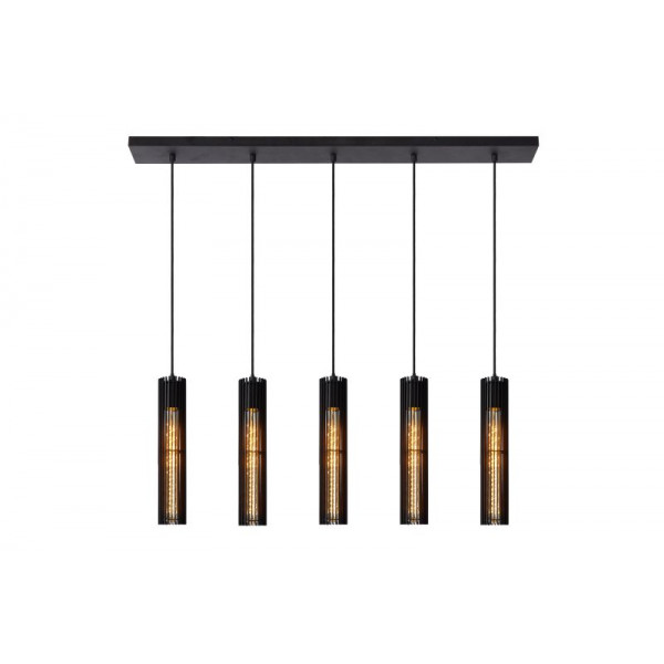 LIONEL Pendant 5xE27/40W Black