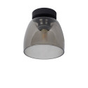 TYLER Ceiling Light 1xG9/33W Black/Smoke Glass