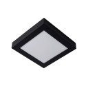 BRICE-LED Ceiling L. Dimmable 22W Square IP44 Blac