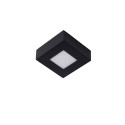 BRICE-LED Ceiling L Dimmable 8W Square IP44 Black