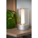 TRIBUN Table lamp Led 3W Silbergrey / Glass