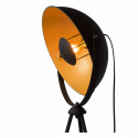 ALVARO Floorlamp E27/40W  Black/Satin brass