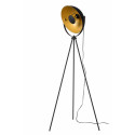 ALVARO Floorlamp E27/40W  Black/Satin brass