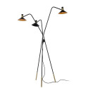PEPIJN Floorlamp 3xE14 Black/Gold