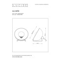 ALVARO Table lamp E14/40W 