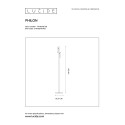 PHILON Floorlamp Led 2x4.5W/2x380LM Black
