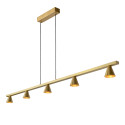 DELANO Pendant Led 5x5W Satin Brass