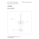 LEANNE - Závesné svietidlo - 10xE27/60W 
