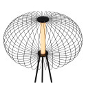 CARBONY - Stojaca lampa - LED 5W 2700K - Čierna
